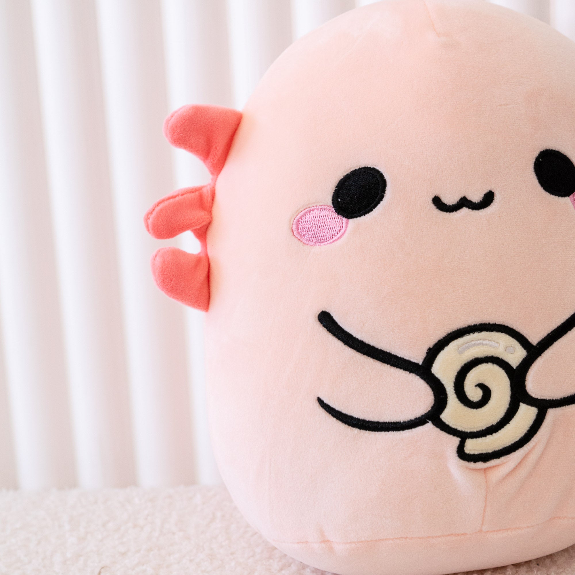 Peluche Kawaii Maddie l'axolotl