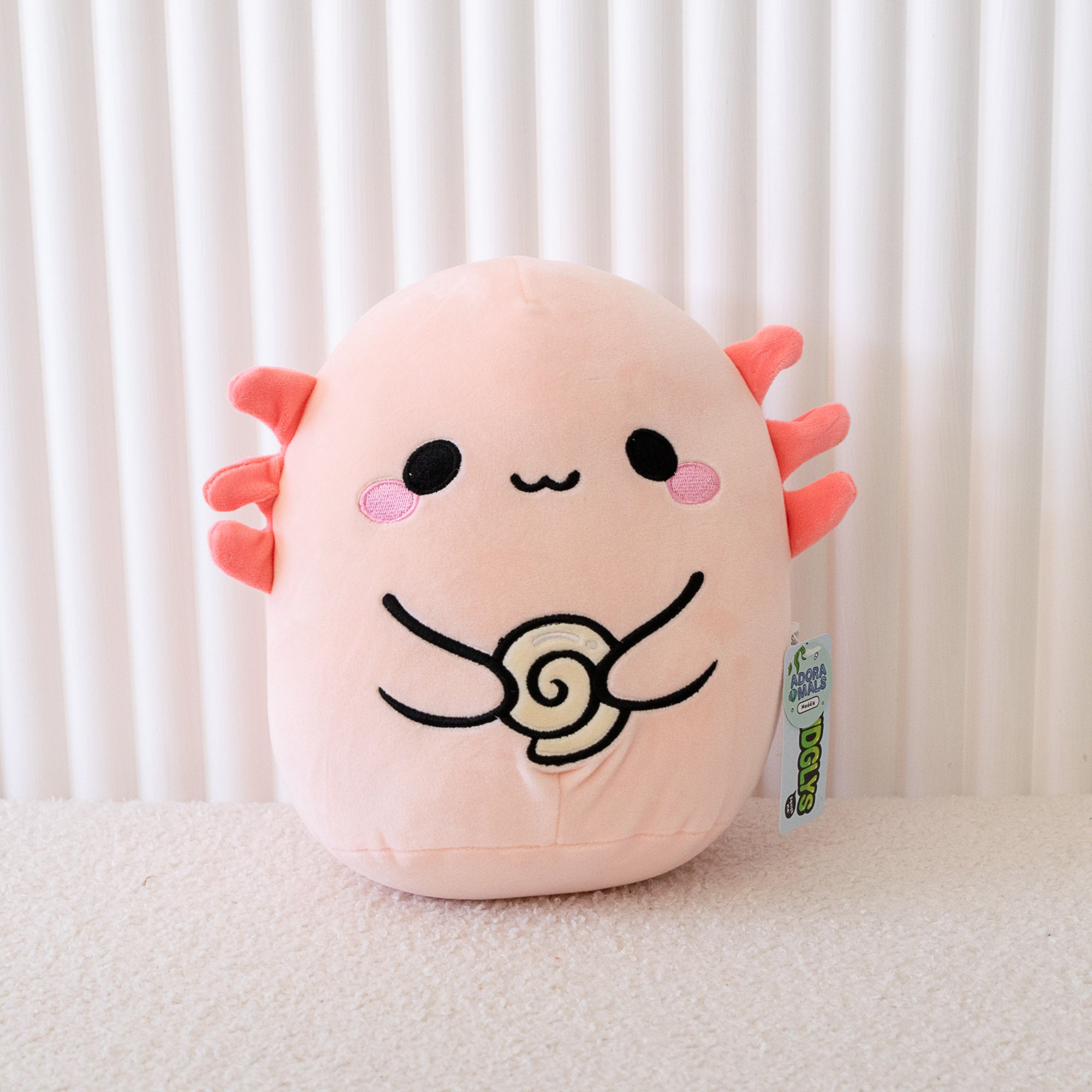 Peluche Kawaii Maddie l'axolotl