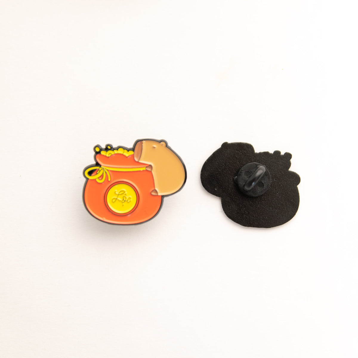 Pin's Capybara & Bourse