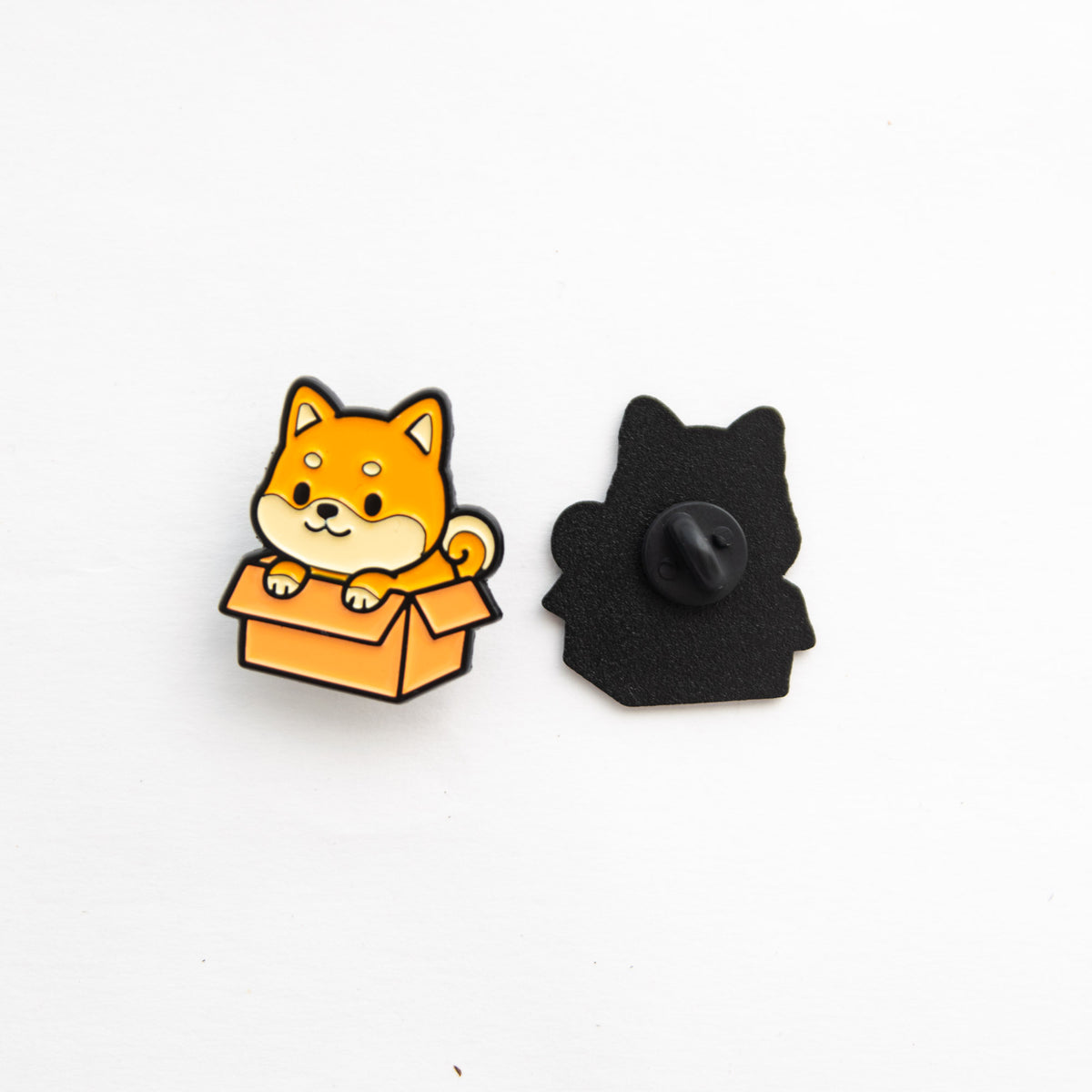 Pin's Shiba Inu & Carton