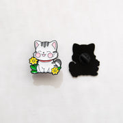 Pin's Chat & Fleurs
