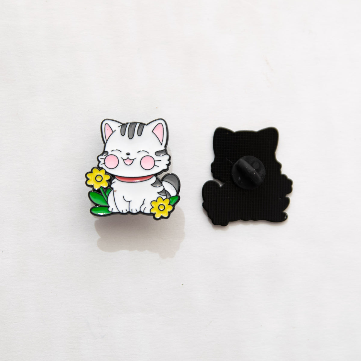Pin's Chat & Fleurs