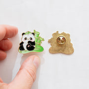 Pin's Panda & Bambou