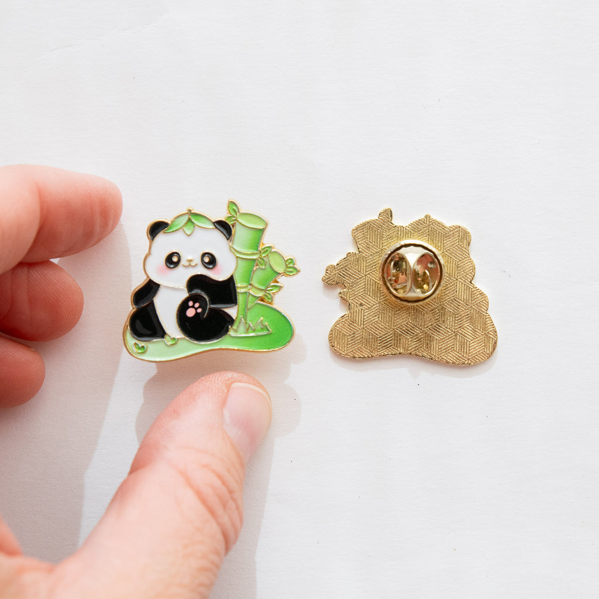 Pin's Panda & Bambou