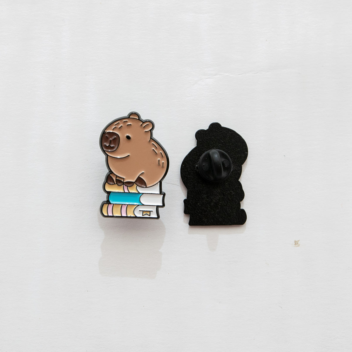 Pin's Capybara & Livres