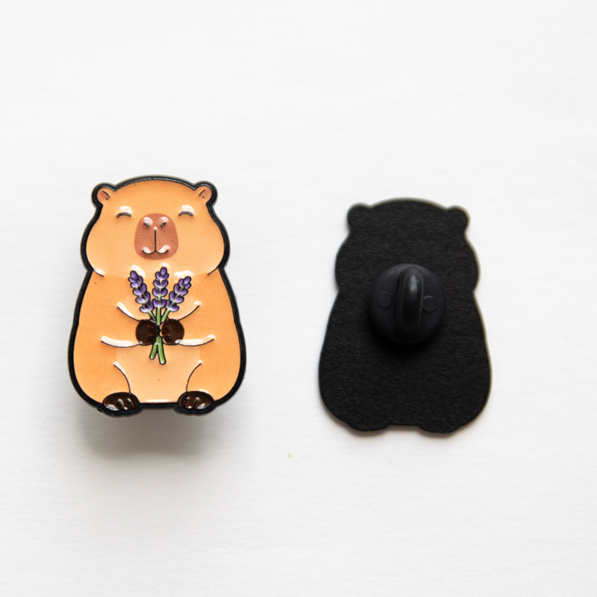 Capybara & Lavender Stecknadeln
