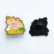 Pin's Capybara & seine Freunde