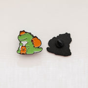Pin's Bébés Capybara & Crocodile