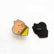 Pin's Capybara & Sandwich