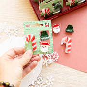 Lot de 3 Pinces à cheveux Noël