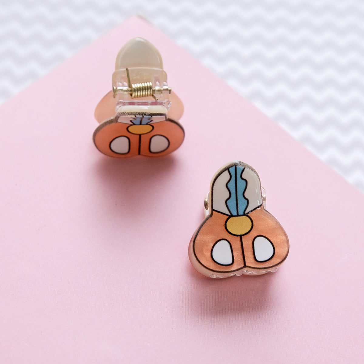 Mini Pince à Cheveux Papeterie Kawaii