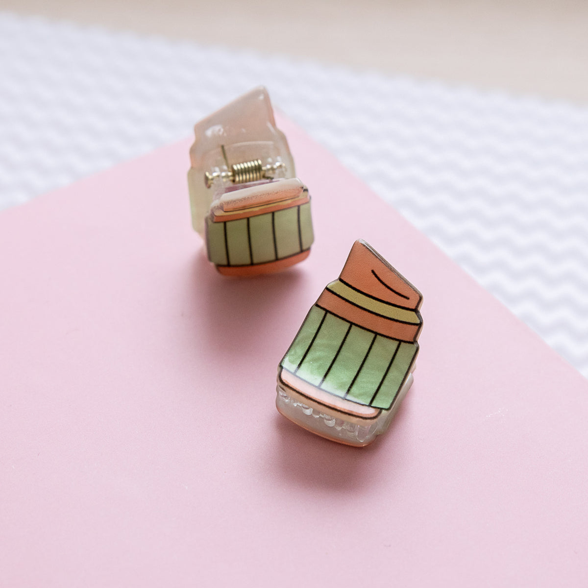 Mini Pince à Cheveux Papeterie Kawaii