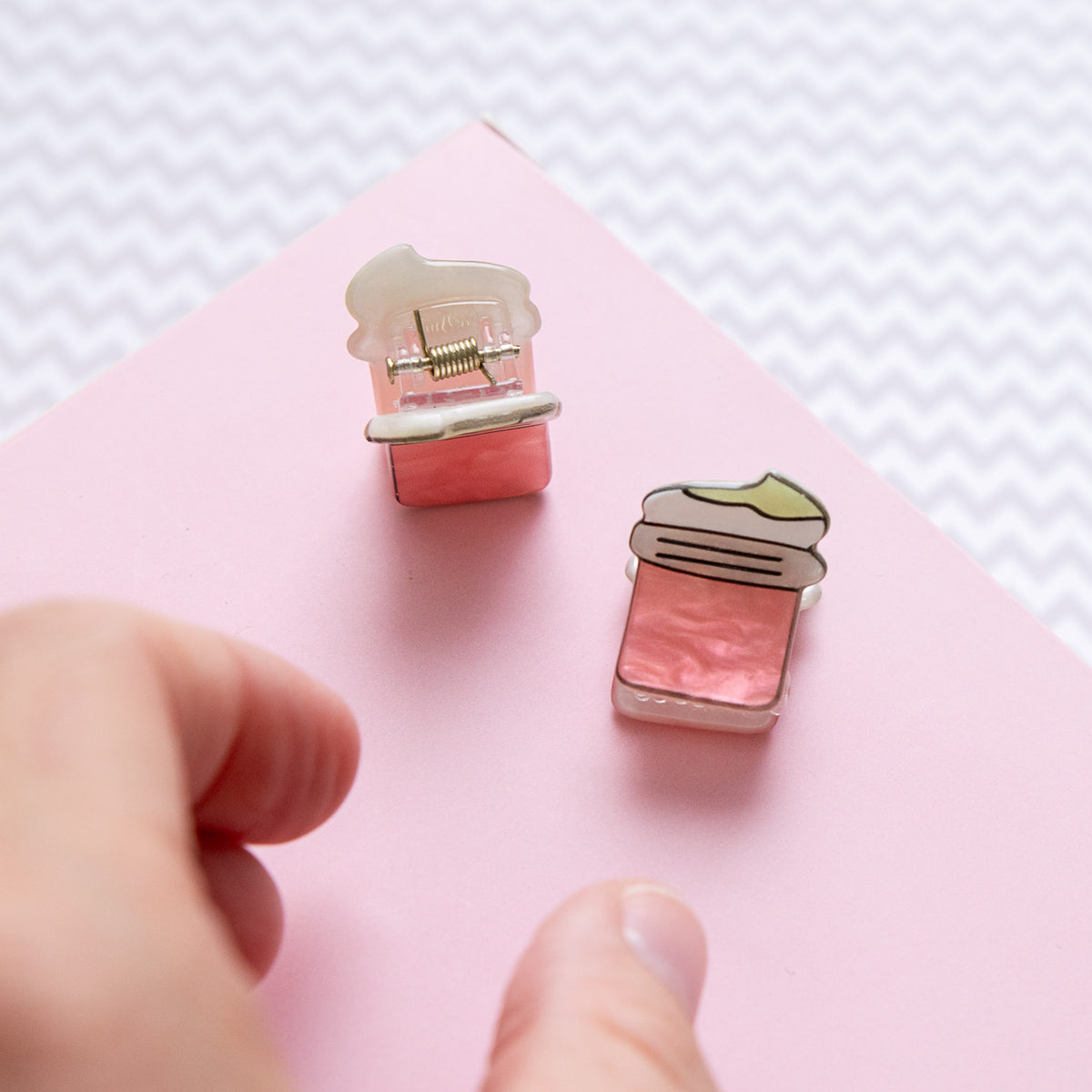 Mini Pince à Cheveux Papeterie Kawaii