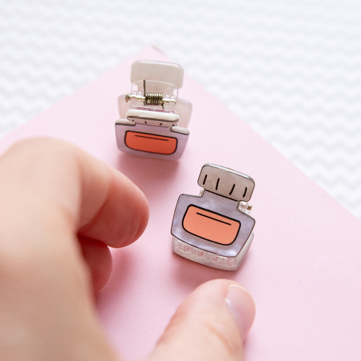 Mini Pince à Cheveux Papeterie Kawaii