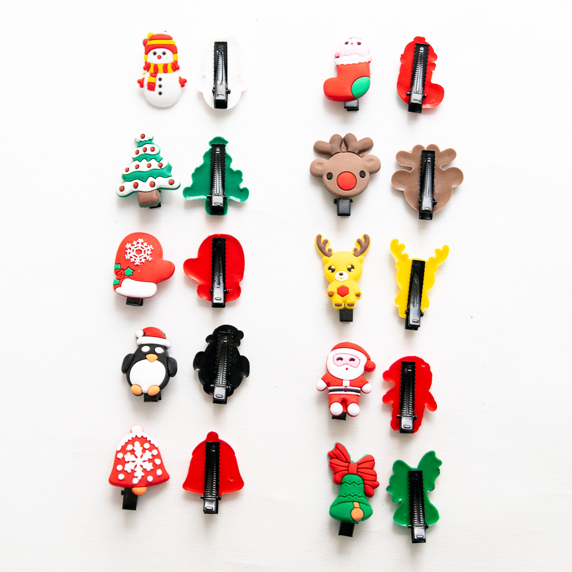 Pinces à cheveux Noël, 10 pièces