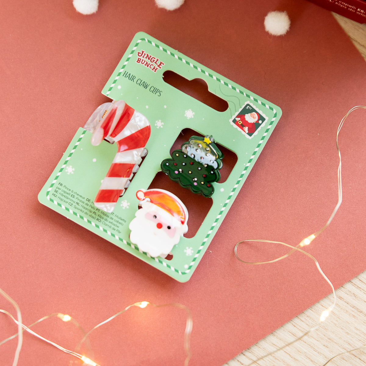 Lot de 3 Pinces à cheveux Noël