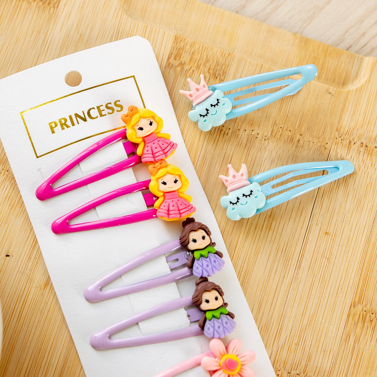 Barrettes à cheveux Princesses (x10)