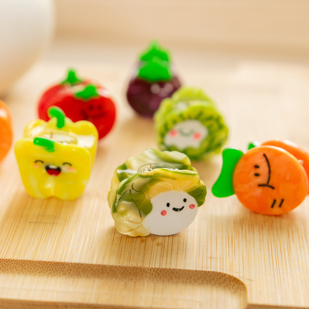 Mini Pince à Cheveux Légumes