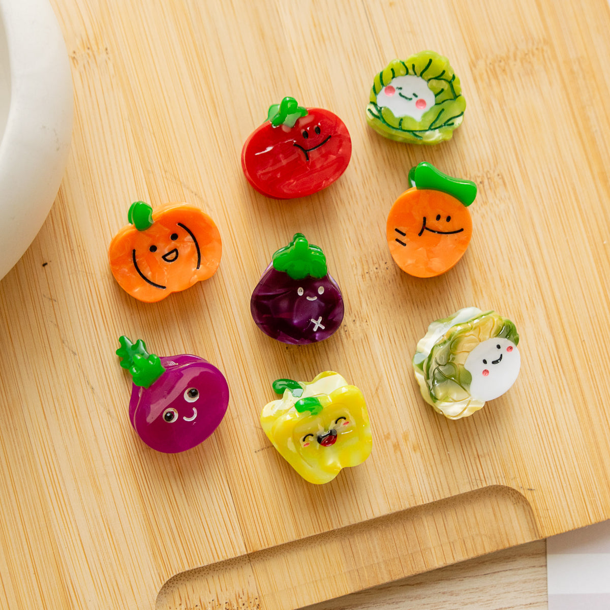 Mini Pince à Cheveux Légumes