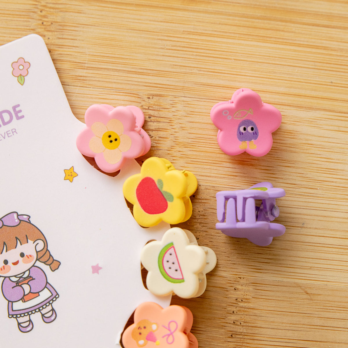 Mini Pinces Fleurs (x10)