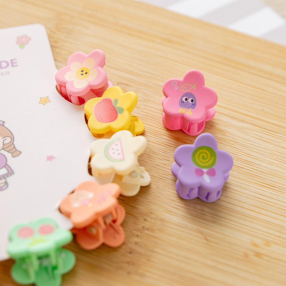 Mini Pinces Fleurs (x10)