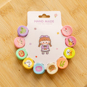 Mini Pinces Rondes Animaux (x10)