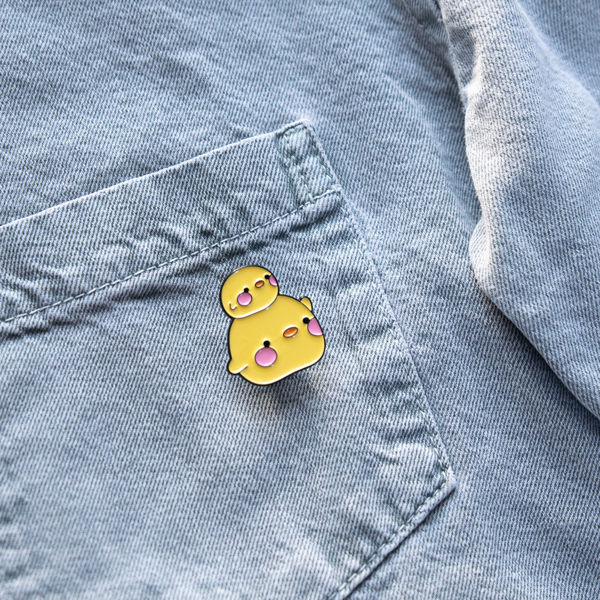 Pin's Poussin & Bébé