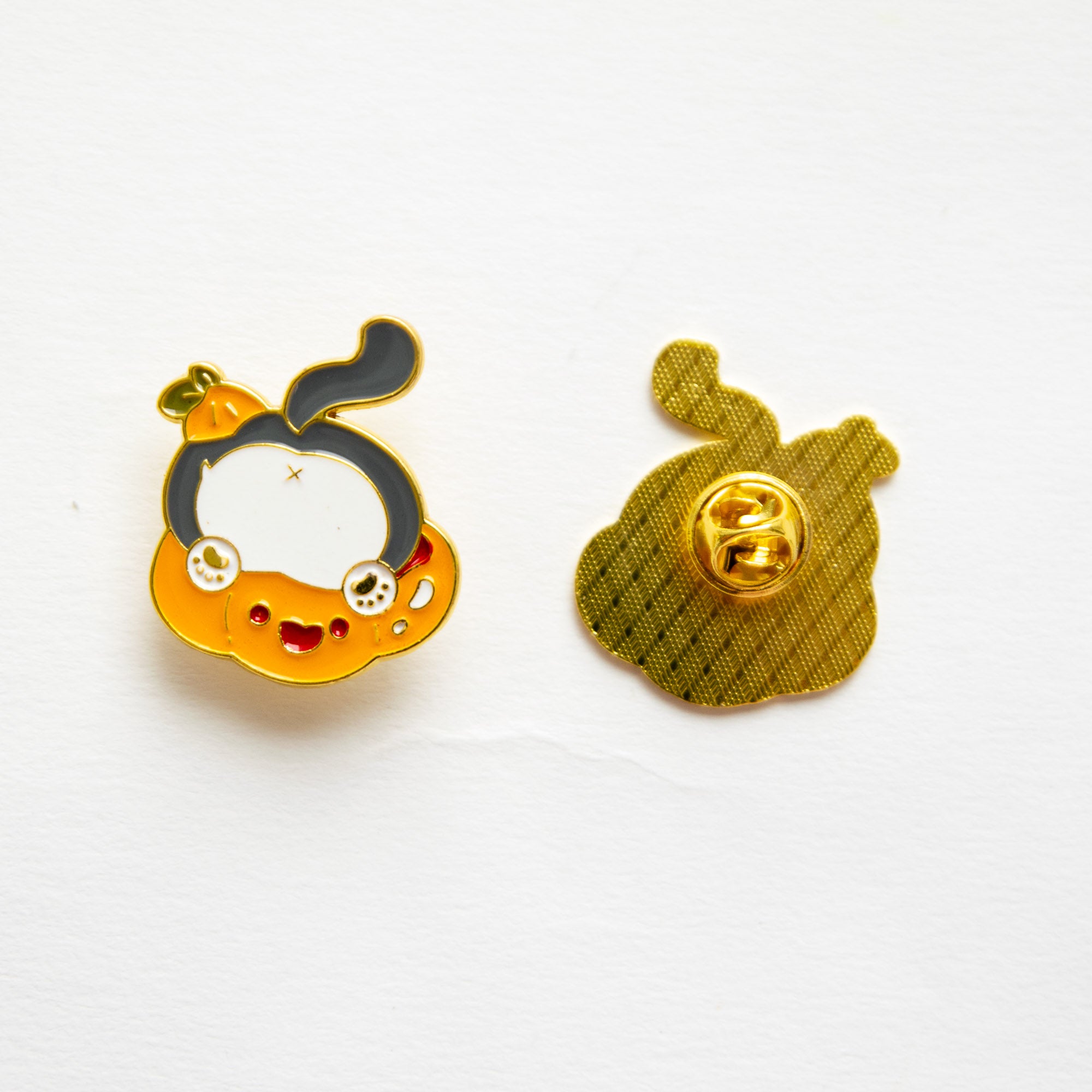 Pin's Chat Citrouille