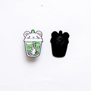 Pin's Bubble Tea Souris Verte