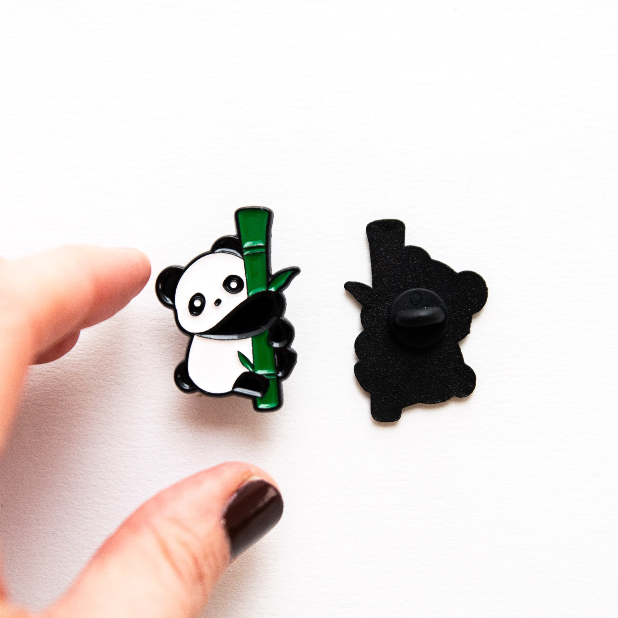 Pin's Panda & Branche de Bambou