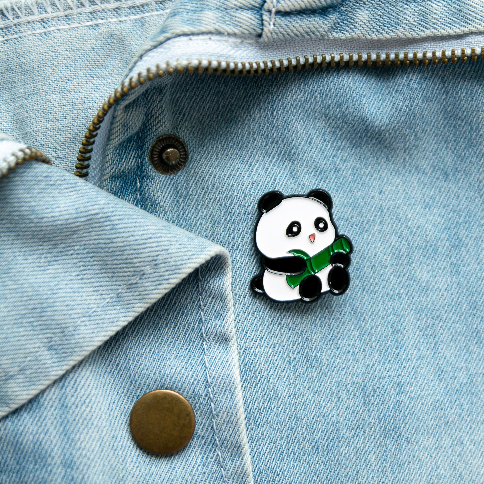 Pin's Panda Bambou