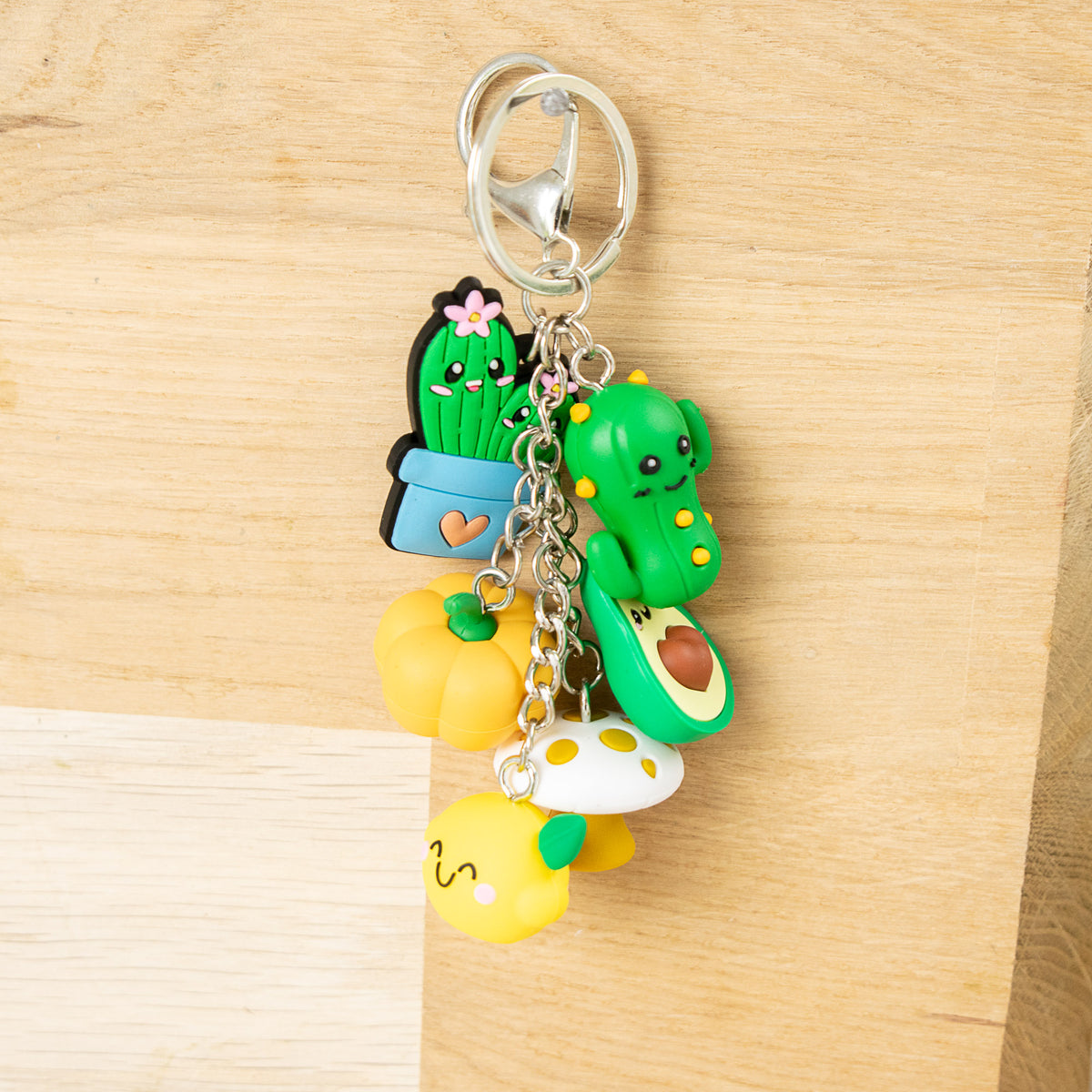 Porte-clés Avocat & Cactus