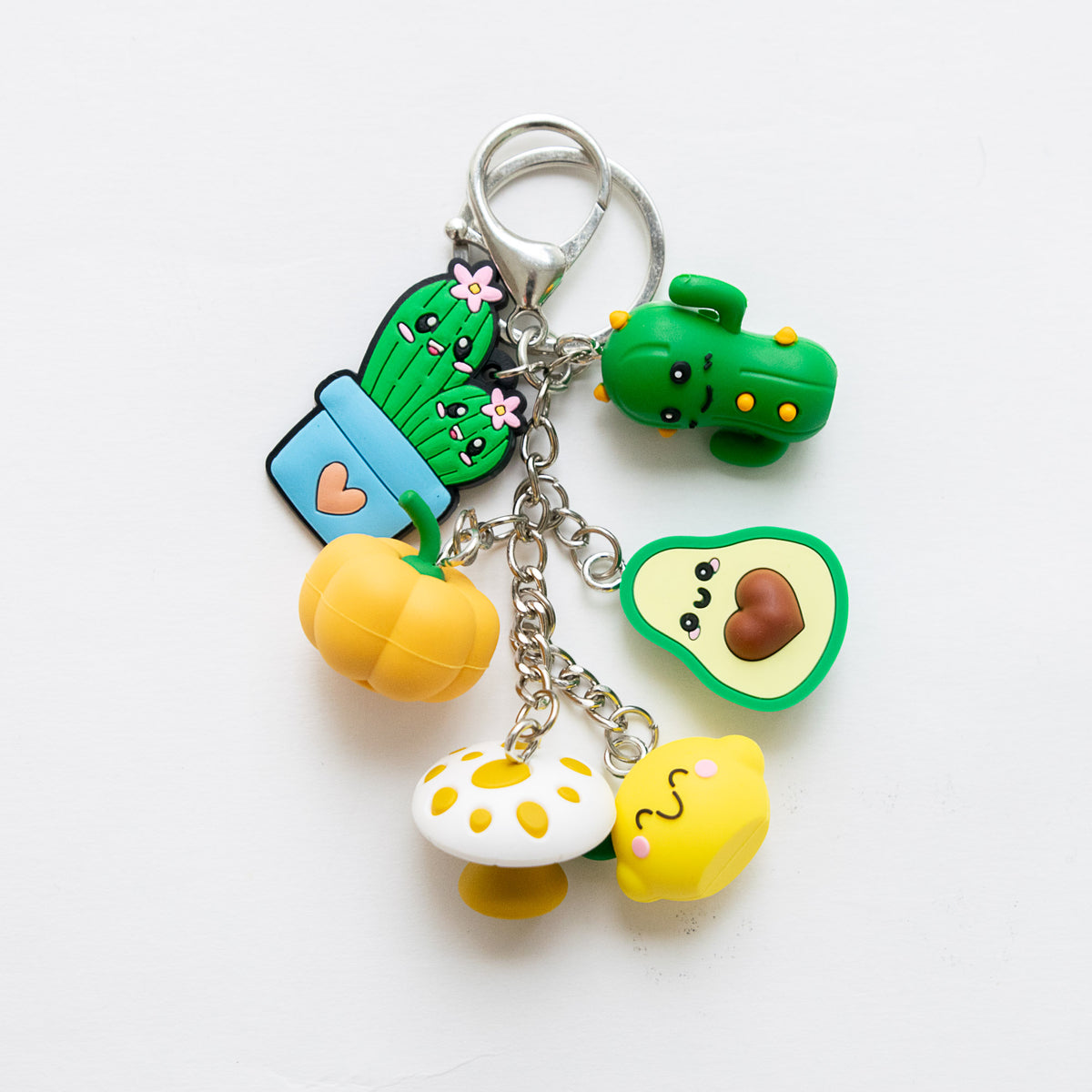 Porte-clés Avocat & Cactus