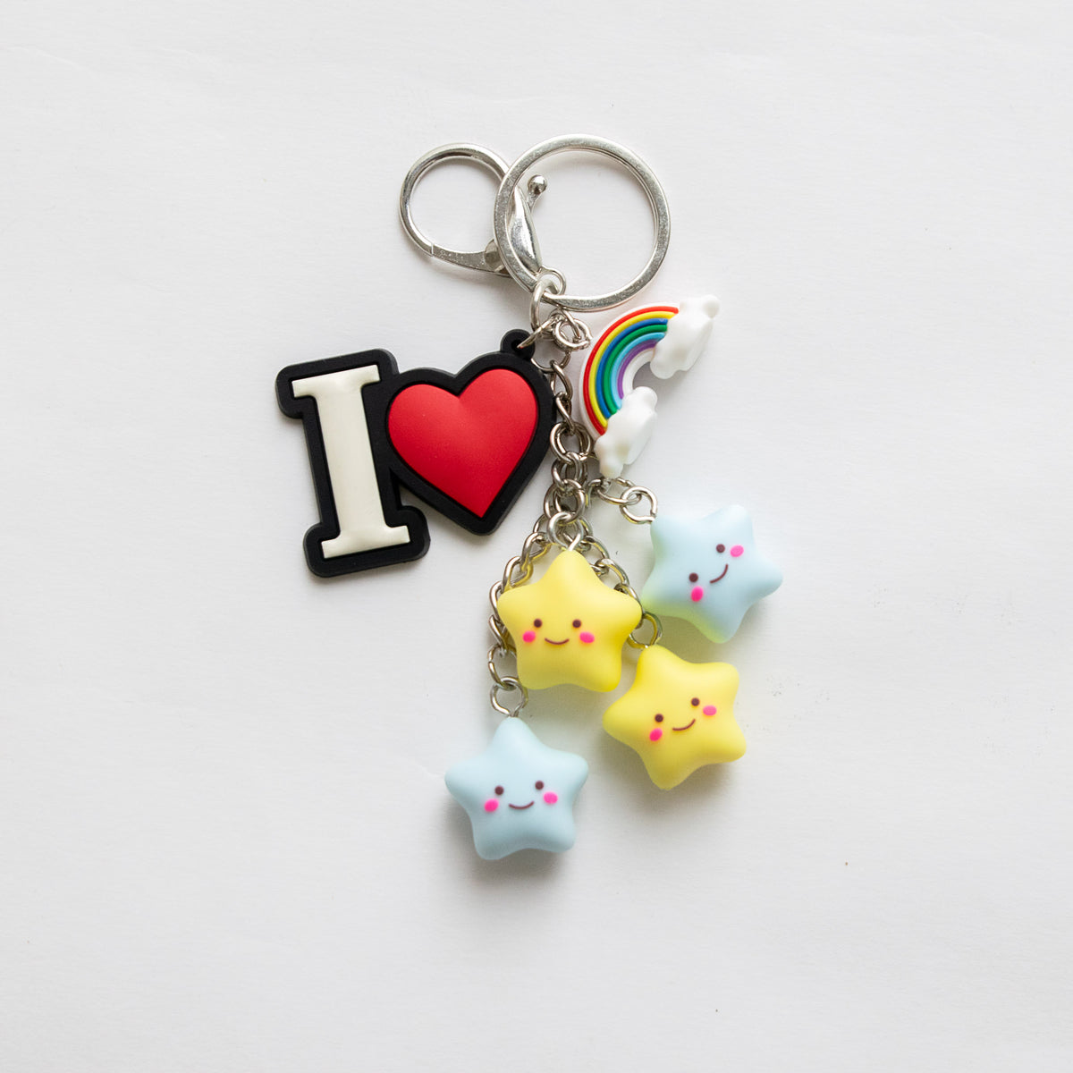 Porte-clés Etoiles & I Love You