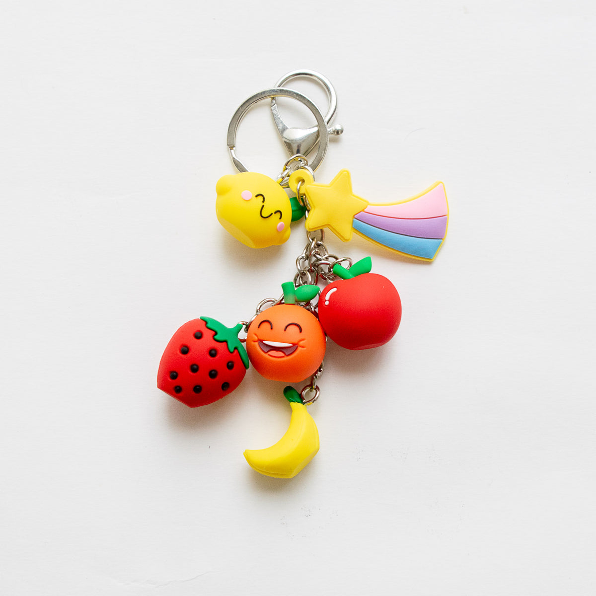 Porte-clés Fruits & Etoile Filante