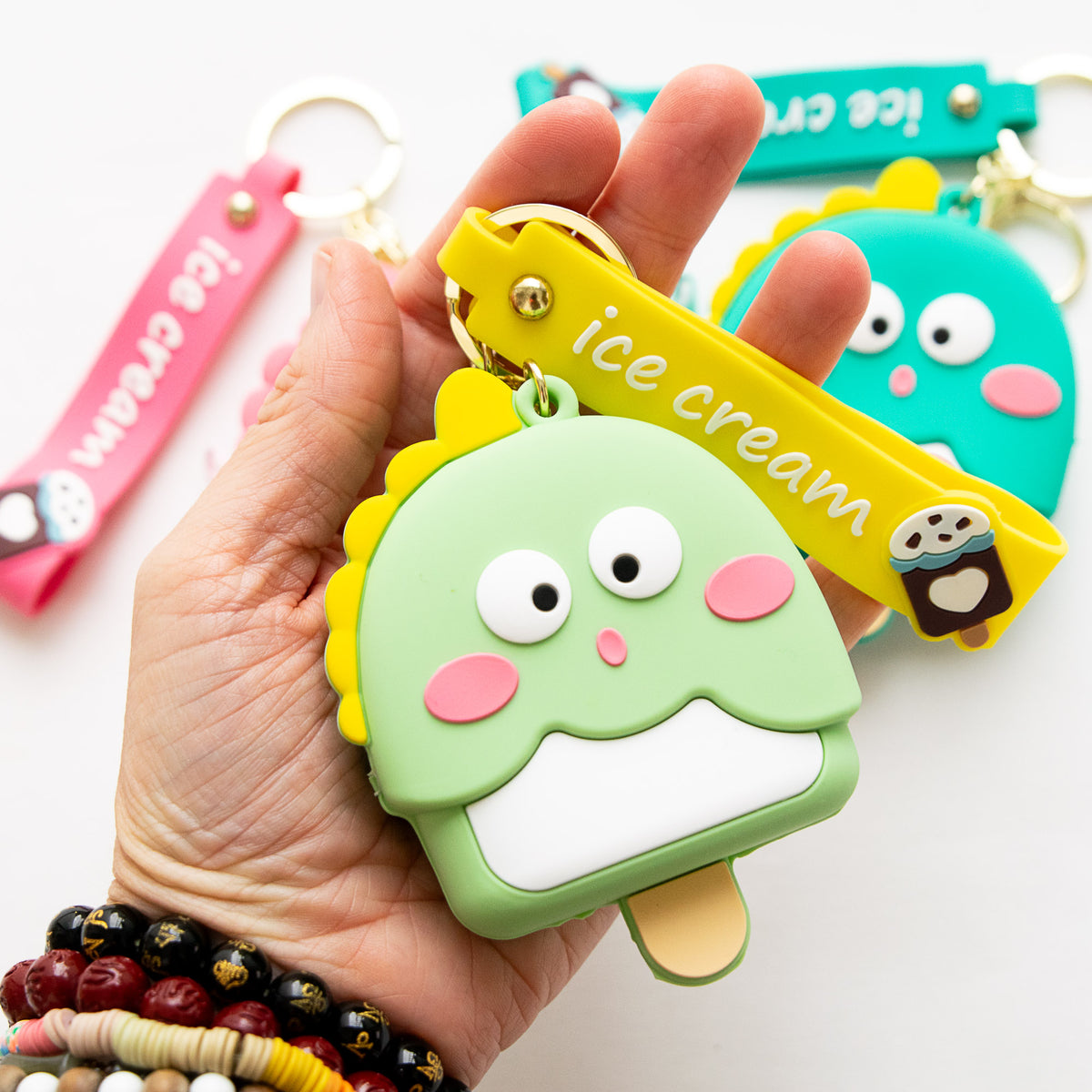Porte Monnaie en silicone - Glace Dinosaure