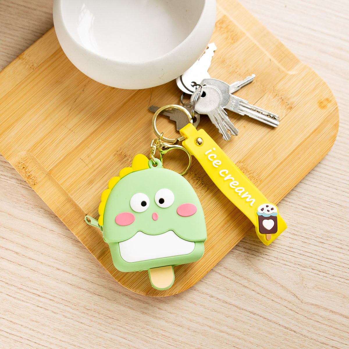 Porte Monnaie en silicone - Glace Dinosaure