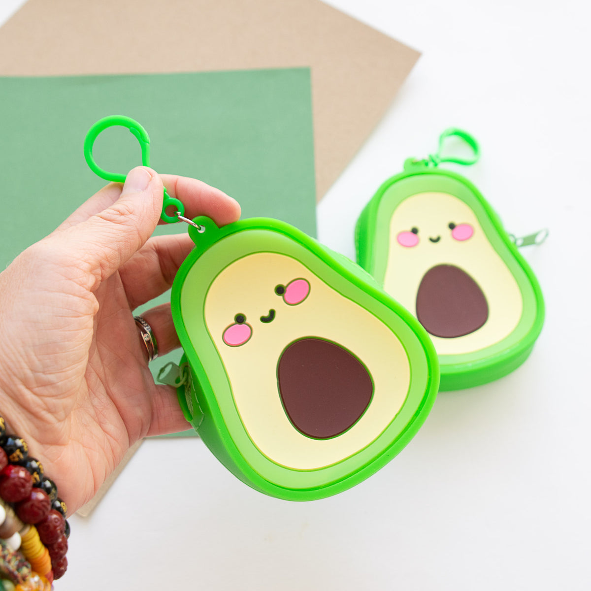 Porte Monnaie en silicone - Avocat