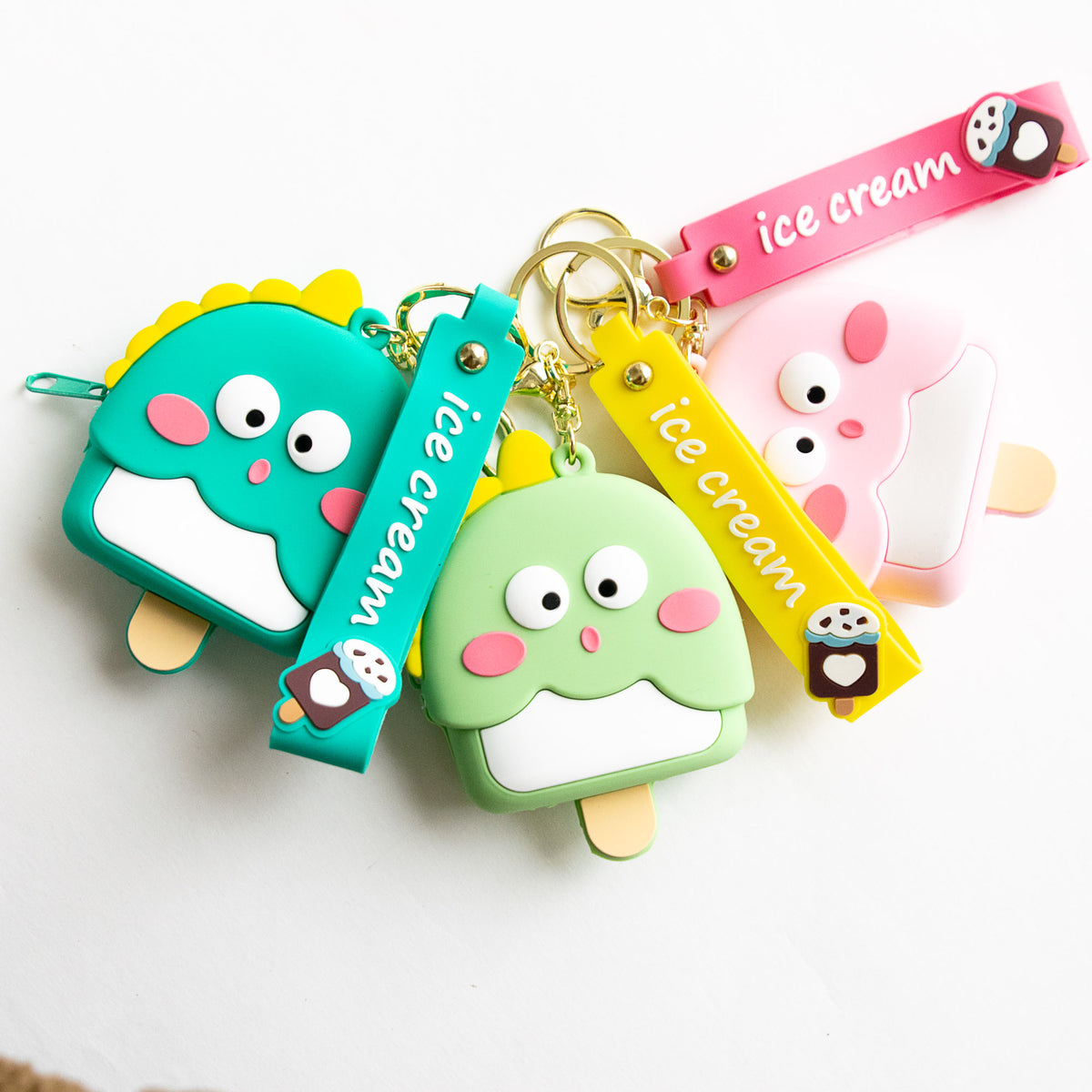 Porte Monnaie en silicone - Glace Dinosaure
