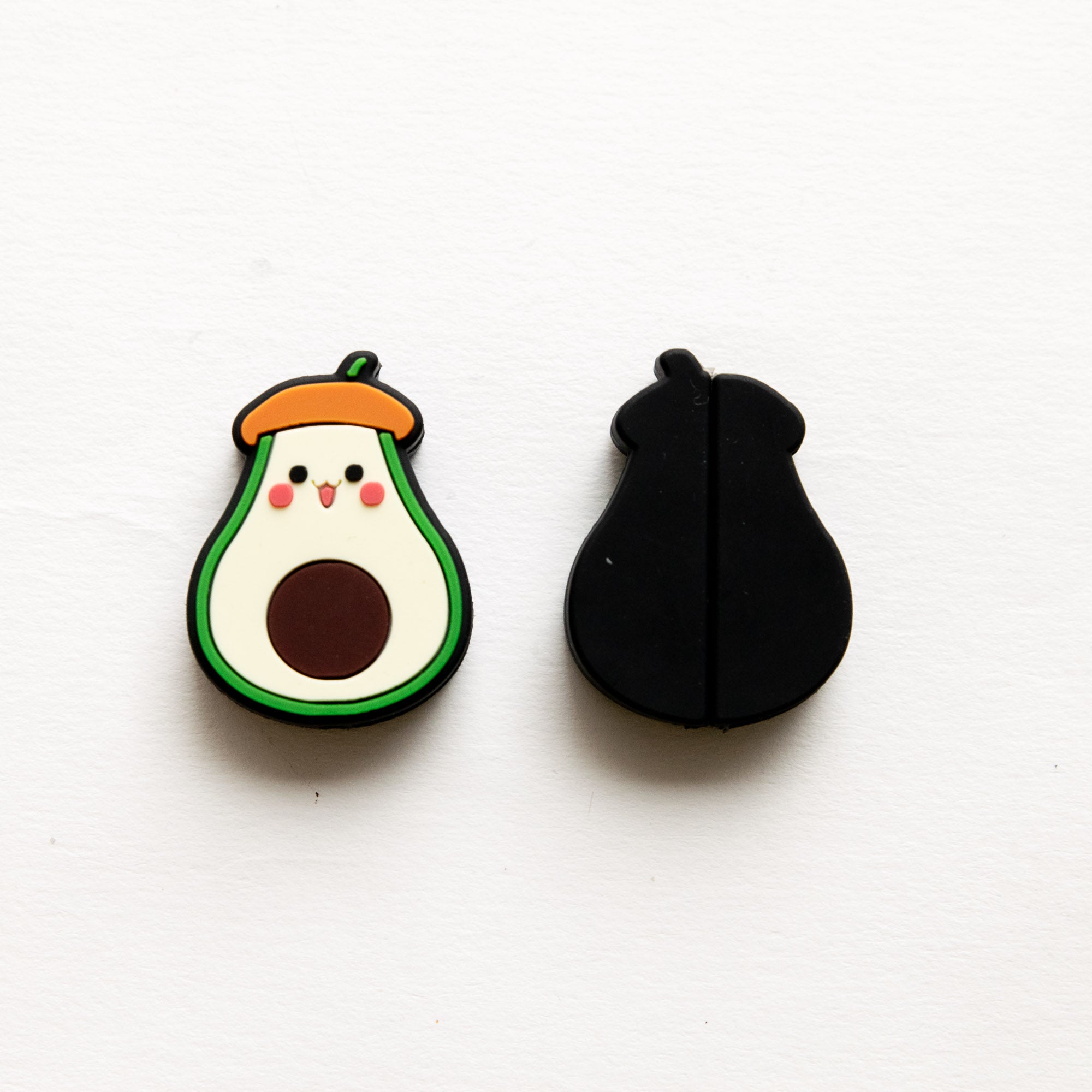 Kawaii USB-Kabelschutz Avocado &amp; Hut