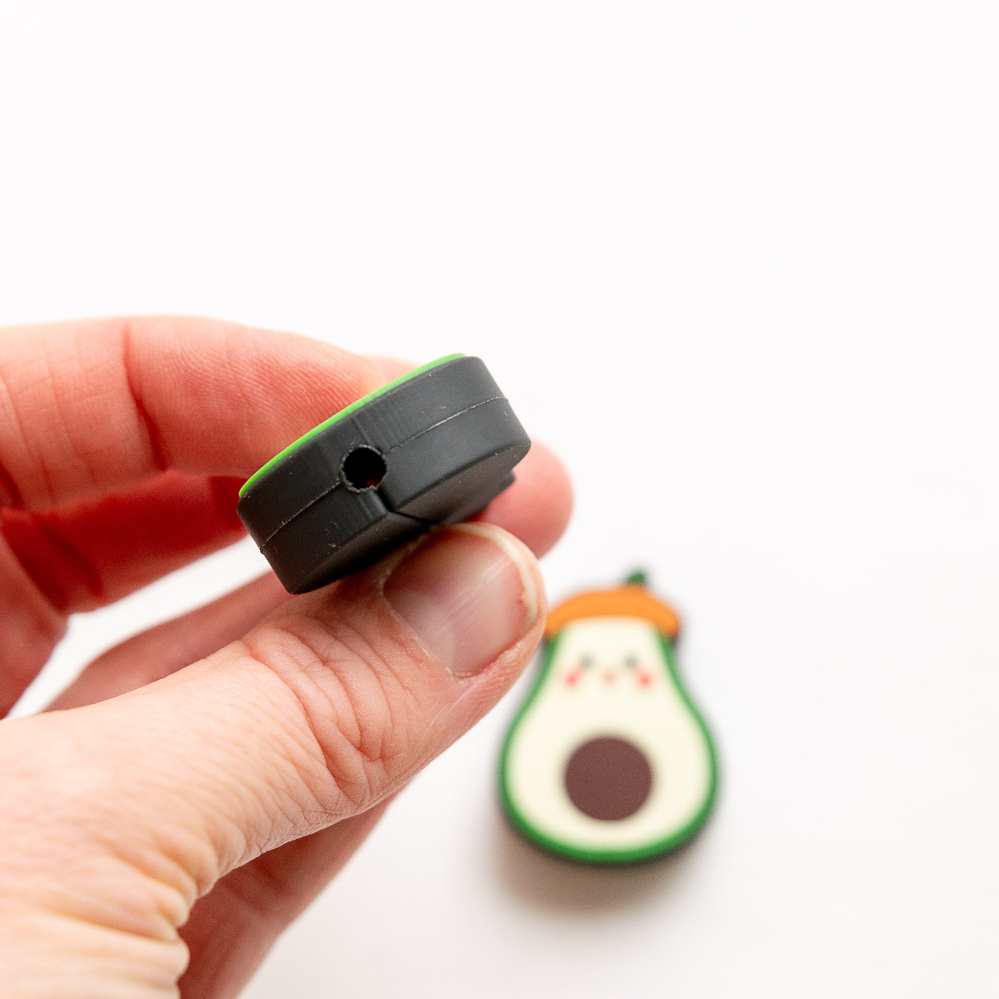 Kawaii USB-Kabelschutz Avocado &amp; Hut