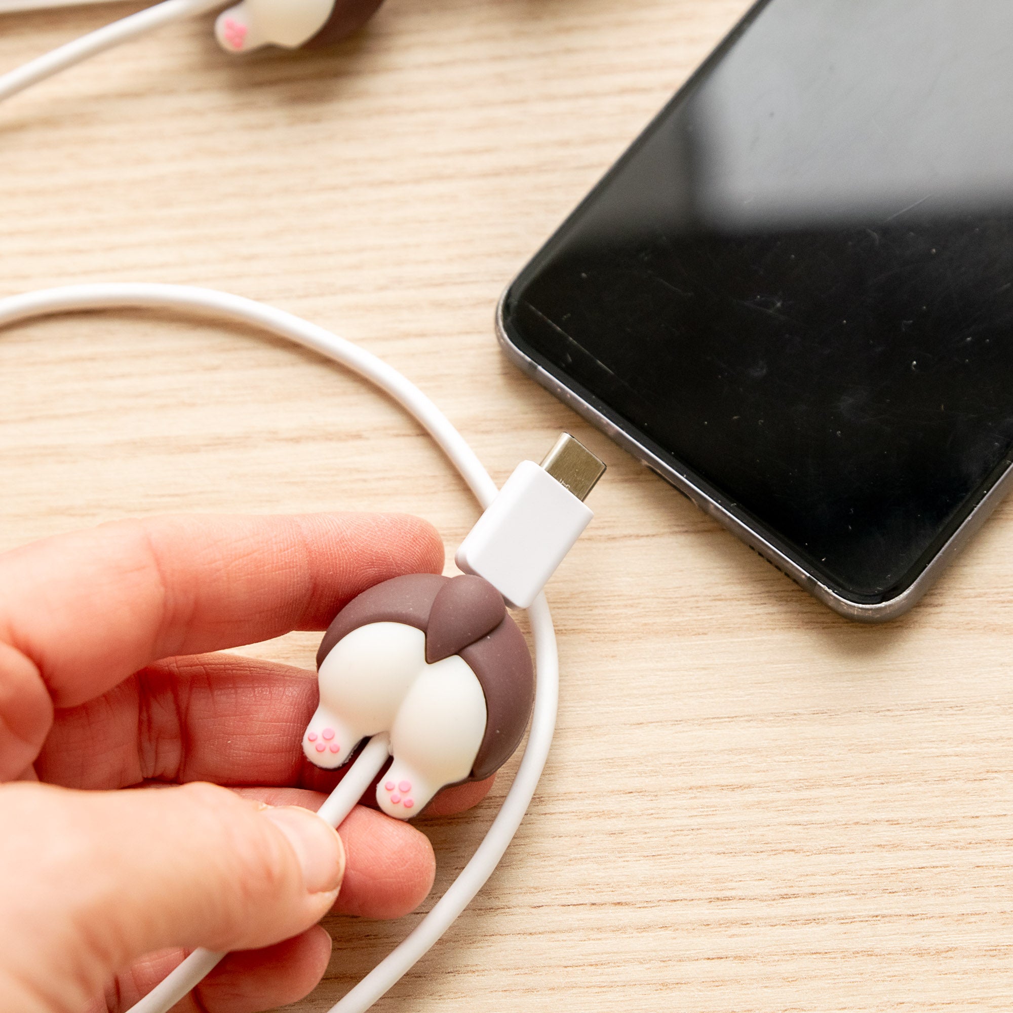 Kawaii USB-Kabelschutz - Shiba Inu Po
