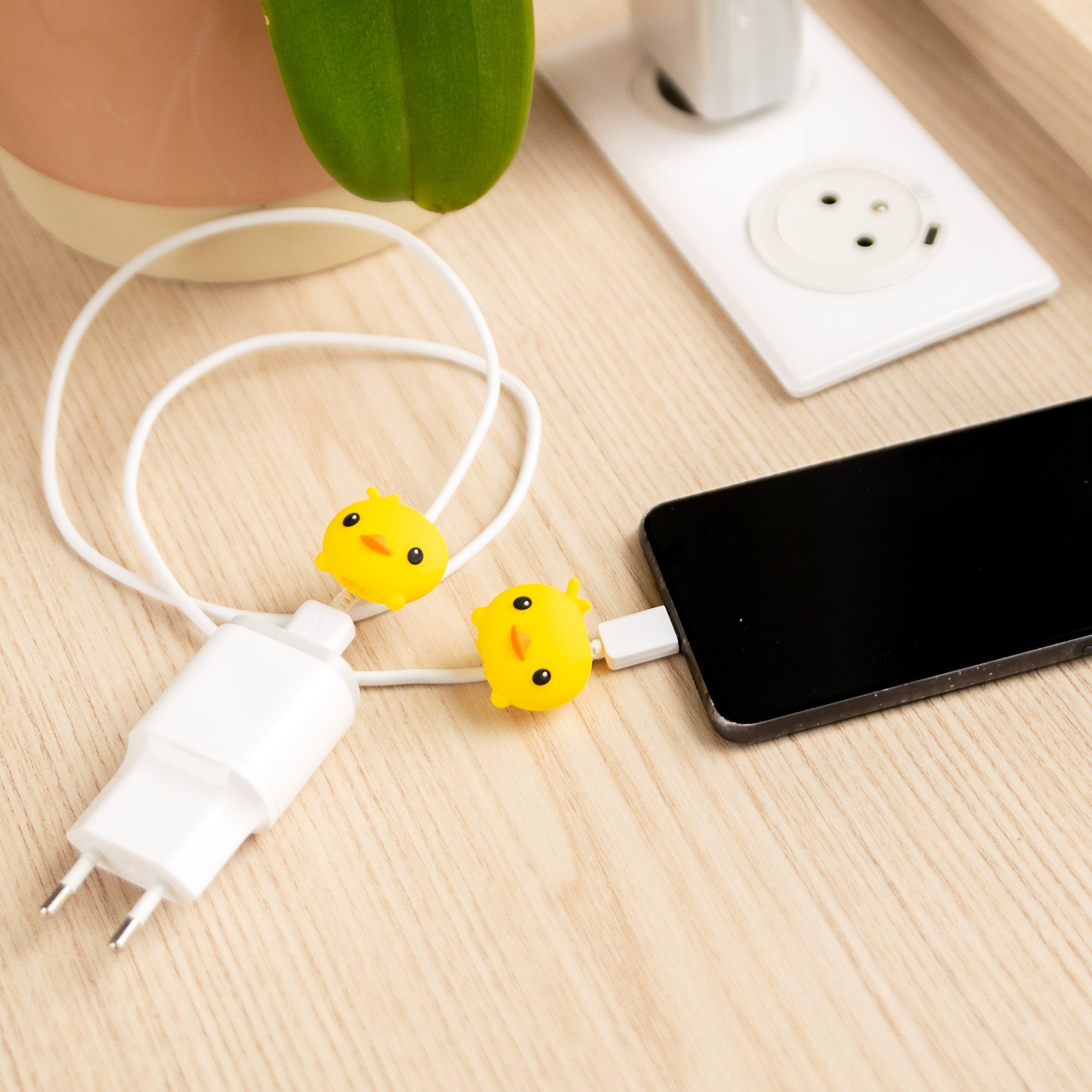 Protège-câble Kawaii USB Poussin