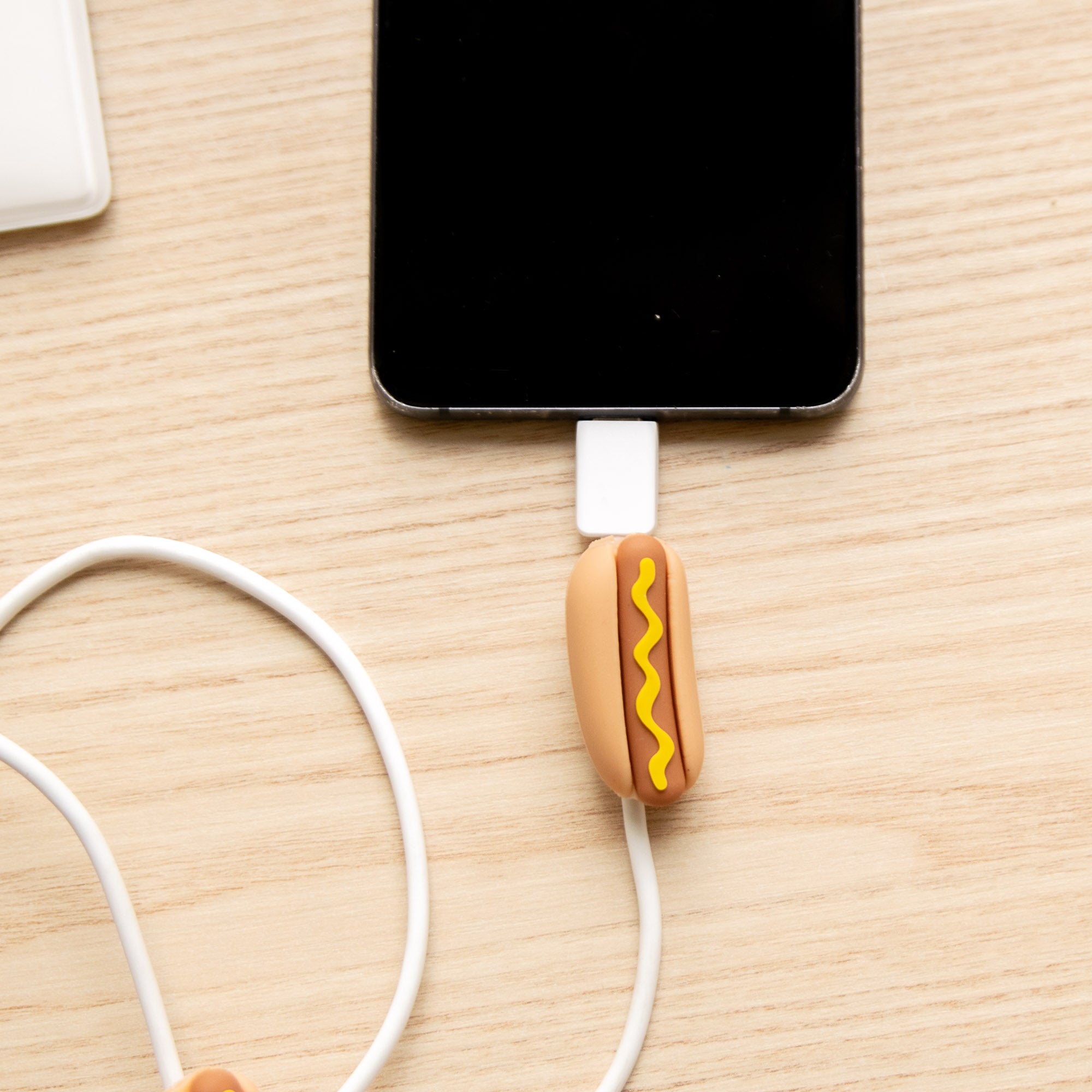 Protège-câble Kawaii USB Hot Dog