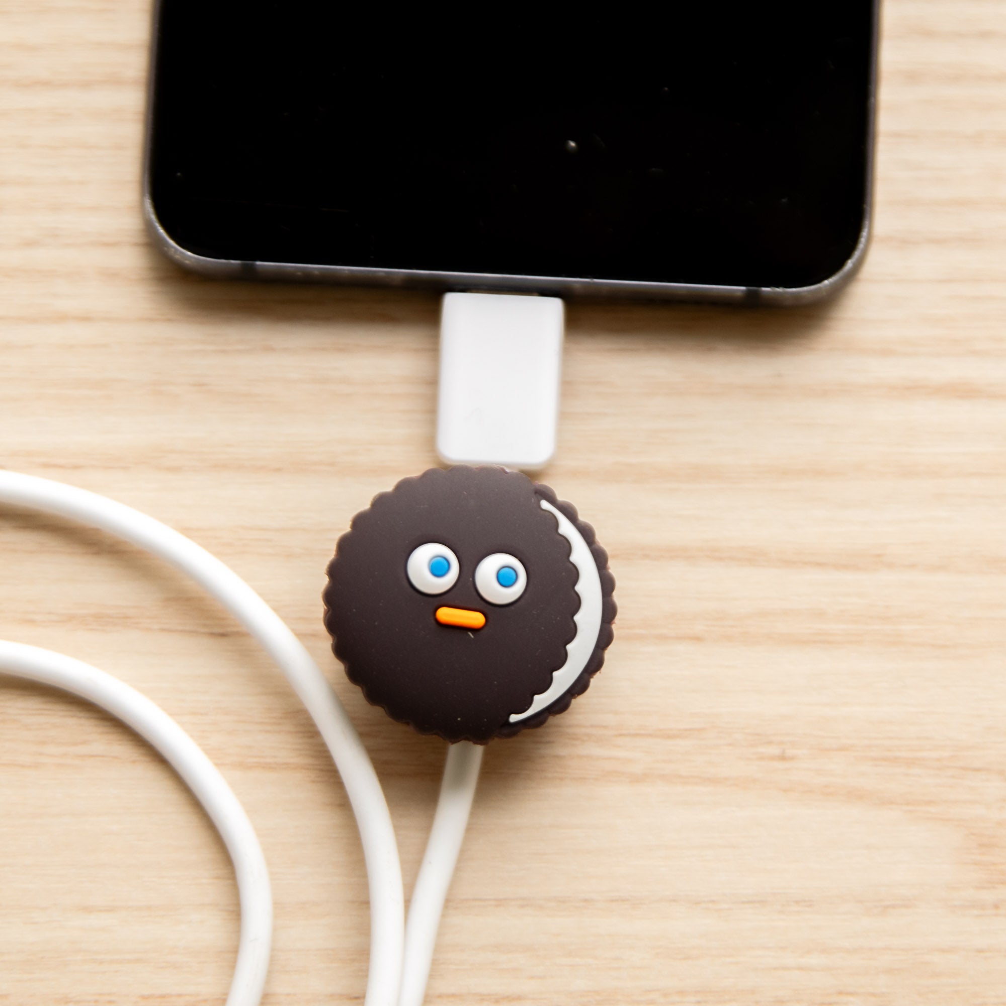 Kawaii USB-Kabelschutz, Oreo-Keks-Design
