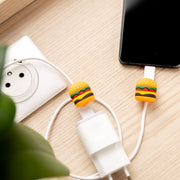 Protège-câble Kawaii USB Hamburger
