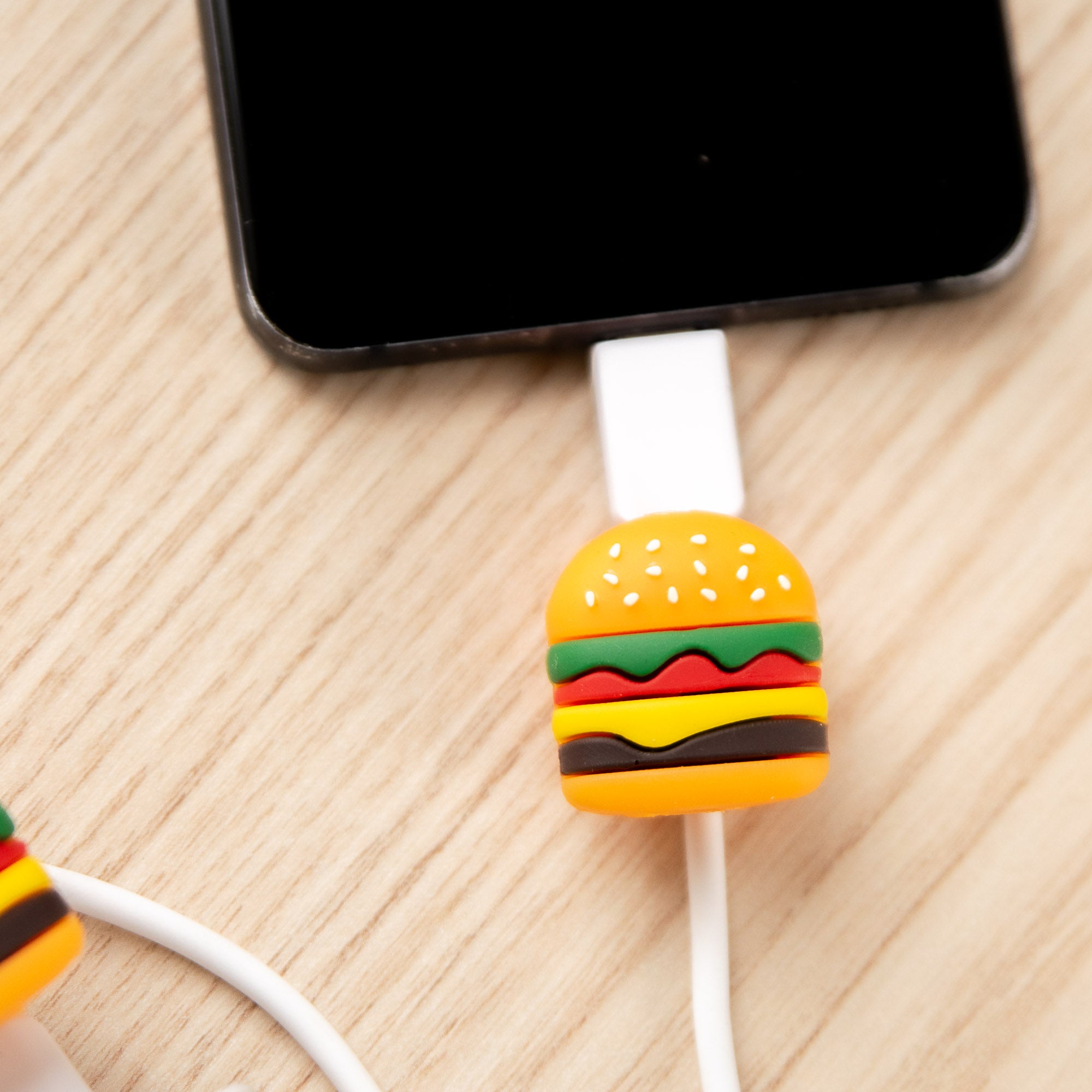 Protège-câble Kawaii USB Hamburger