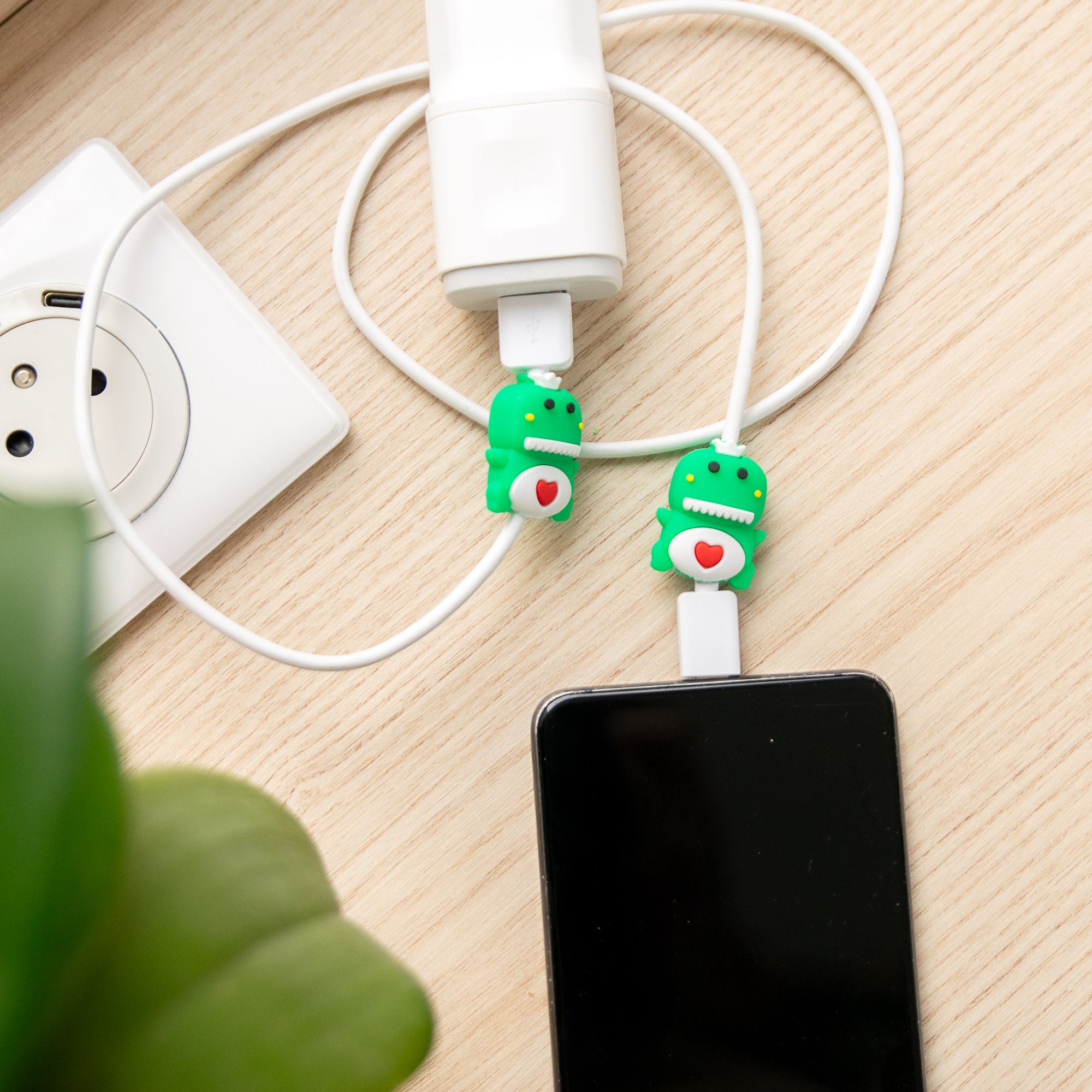 Protège-câble Kawaii USB Dinosaure