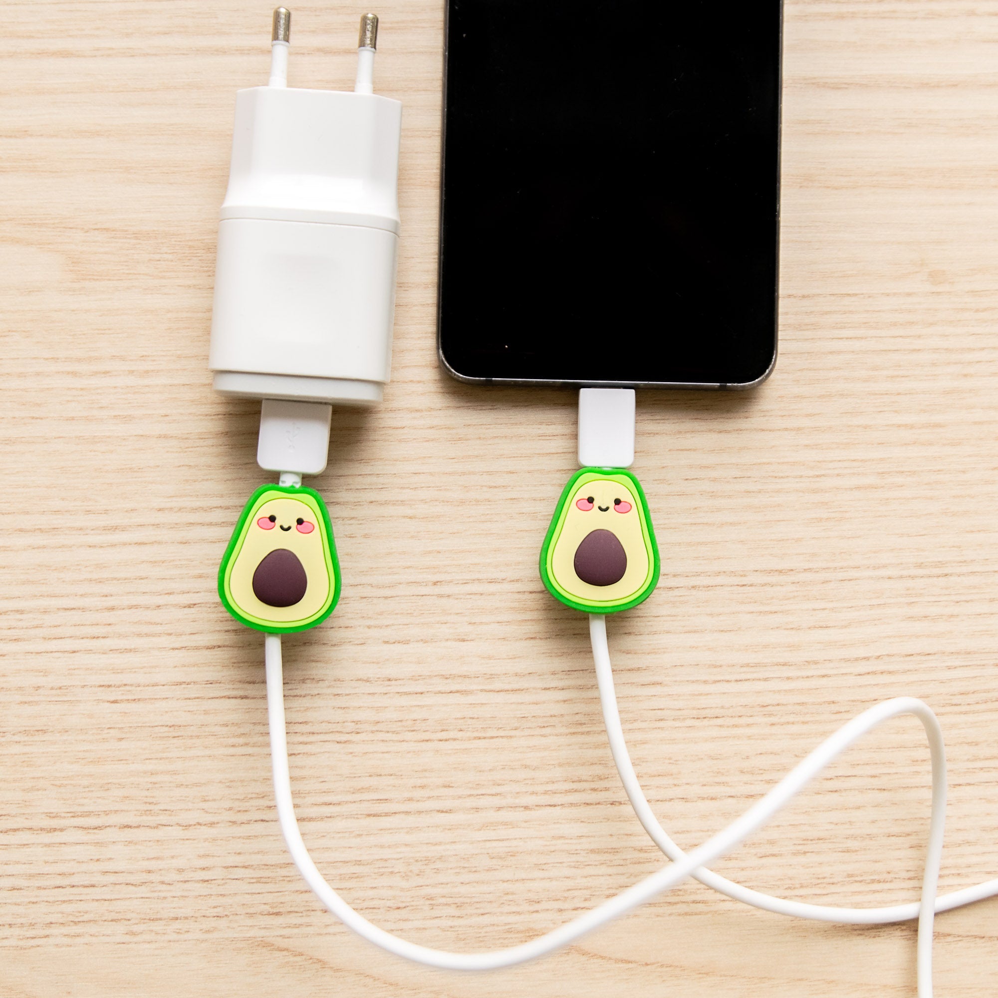 Kawaii Avocado USB-Kabelschutz
