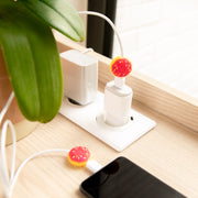 Protège-câble Kawaii USB Donut Rose
